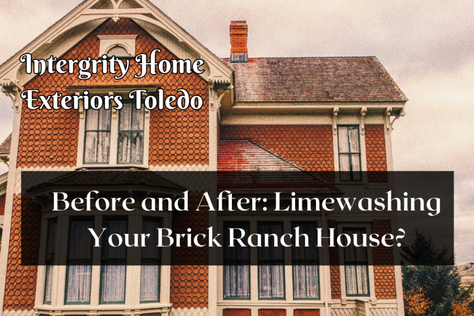 Before and After: Limewashing Your Brick Ranch House